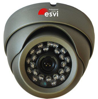 EVR-CK6129-D, цветная купольная уличная видеокамера, 700ТВЛ, f=3.6мм 