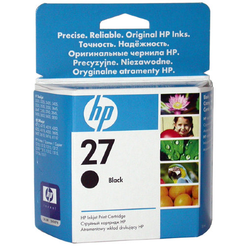 №27 Картридж HP(C8727AE) №27 черный (аналогSuperFine SF-C8727Bk)  DJ 3320 3420 3520 